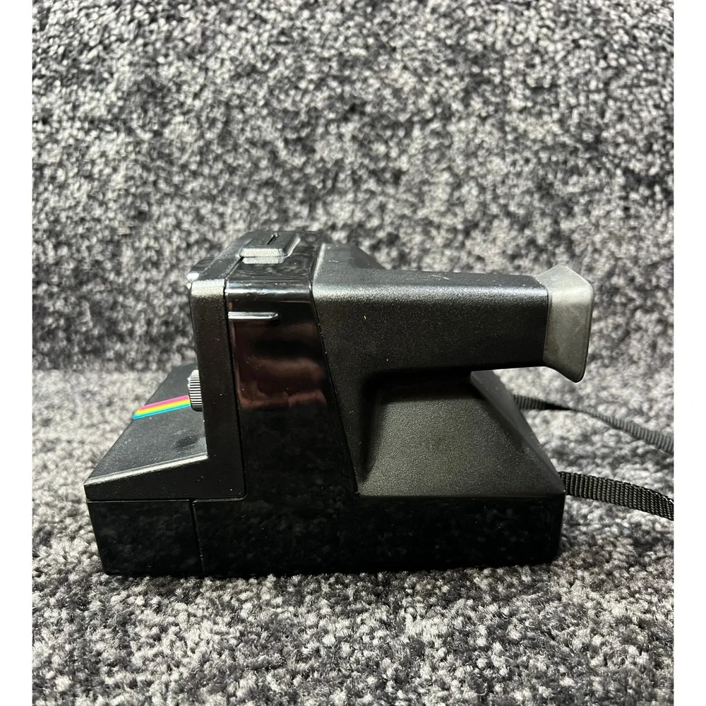 Polaroid Time-Zero OneStep Instant Film Camera Rainbow Stripe‎ Vintage Untested